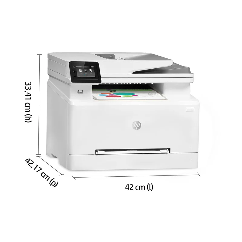 HP Color LaserJet Pro M283fdw Multifunzione Laser a colori A4 600x600 DPI 21 ppm Duplex Fronte/Retro automatico Wi-Fi Ethernet Fax