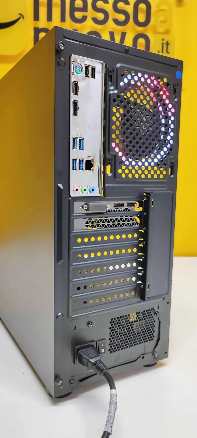 PC da Gaming | Intel i5-10400 6Cores 4.3 GHz | Ram 16Gb | SSD m.2 nvme 128Gb + 1Tb | Nvidia Geforce GTX 1650 4Gb | Windows 11 Pro Il PC da gaming perfetto per il FullHD