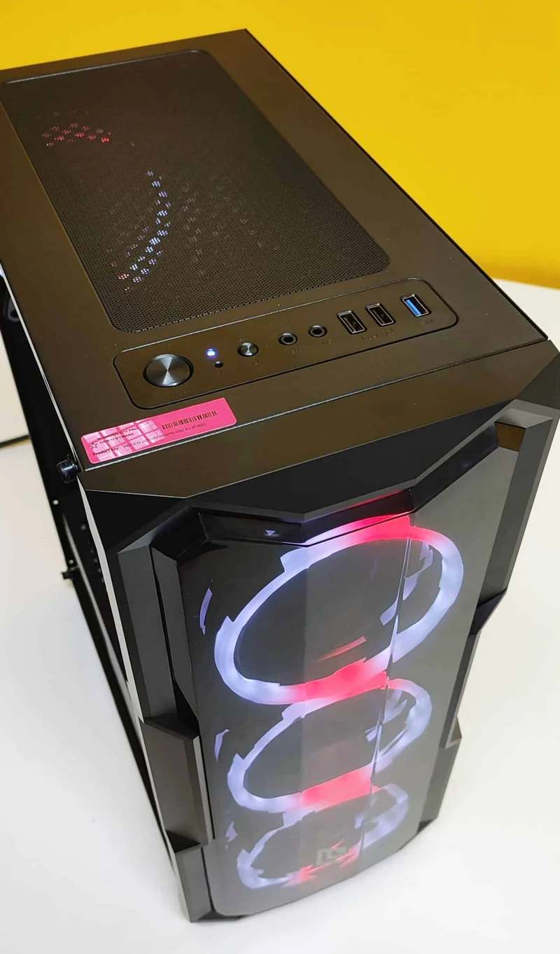PC da Gaming | Intel i5-10400 6Cores 4.3 GHz | Ram 16Gb | SSD m.2 nvme 128Gb + 1Tb | Nvidia Geforce GTX 1650 4Gb | Windows 11 Pro Il PC da gaming perfetto per il FullHD