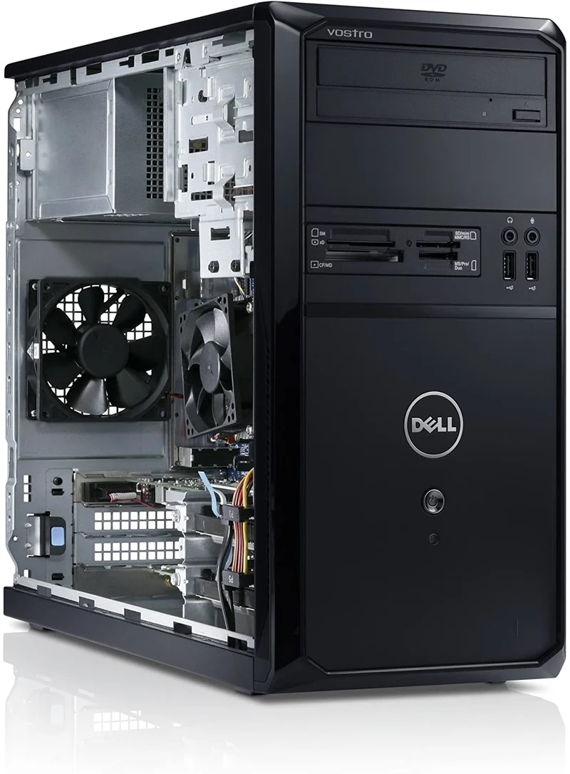 Dell Vostro 260 MT | Intel Core i3-2120 3.3Ghz | Ram 8Gb | SSD 256Gb + 500Gb Sata | Windows 10 Pro DVD+RW HDMI Il PC perfetto per il tuo business