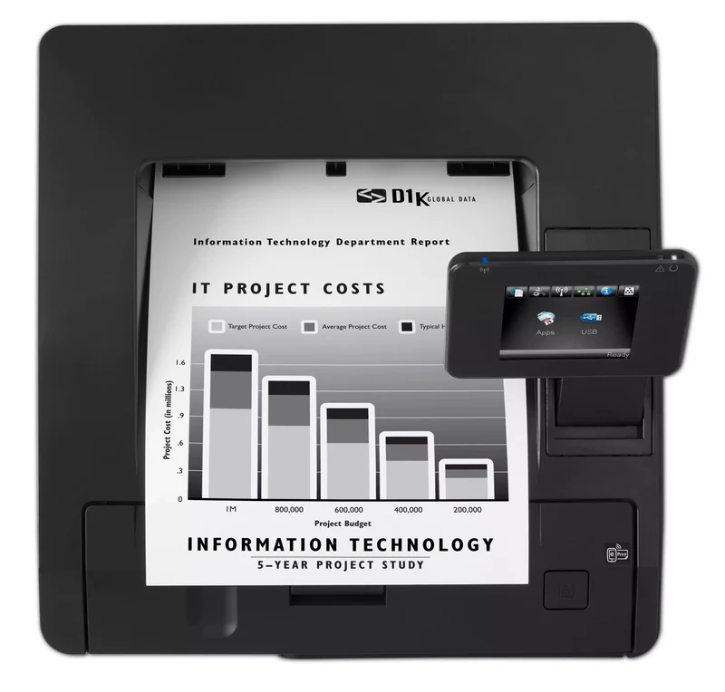 HP LaserJet M401dn Stampante Laser Monocromatica B/N A4 1200x1200 DPI 33ppm Duplex Fronte/Retro USB Rete Perfetta per liberi professionisti e uffici
