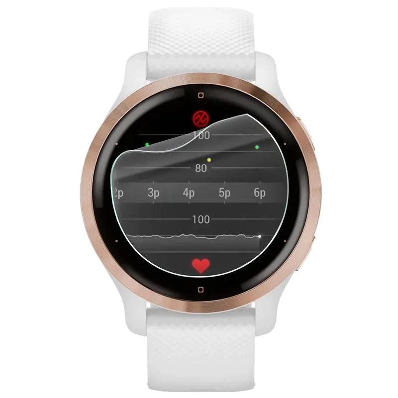 Schutzfolie für den Bildschirm für Garmin Venu 2S, Bizon Watch HydroFlex, 6 Stück