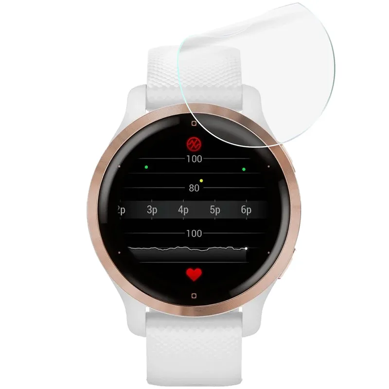 Schutzfolie für den Bildschirm für Garmin Venu 2S, Bizon Watch HydroFlex, 6 Stück