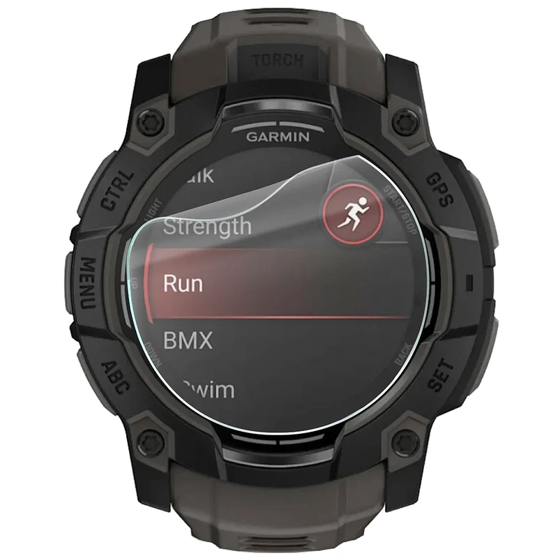 Schutzfolie für den Bildschirm für Garmin Instinct 3 50 mm AMOLED, Bizon Watch HydroFlex, 6 Stück