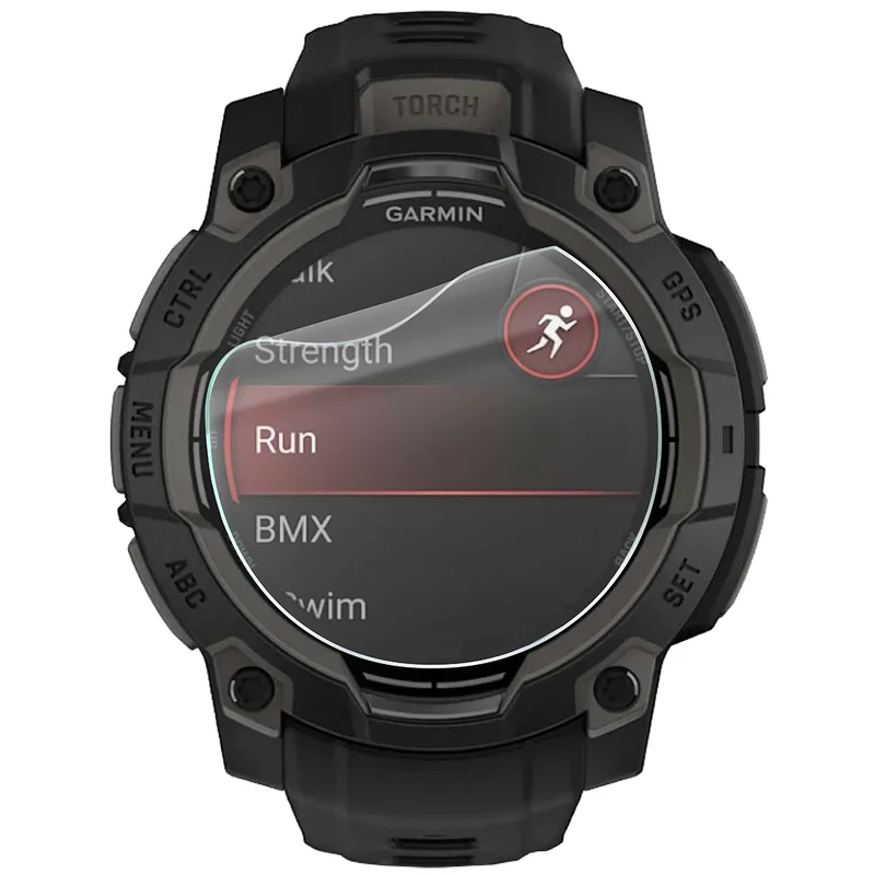 Schutzfolie für den Bildschirm für Garmin Instinct 3 45 mm AMOLED, Bizon Watch HydroFlex, 6 Stück