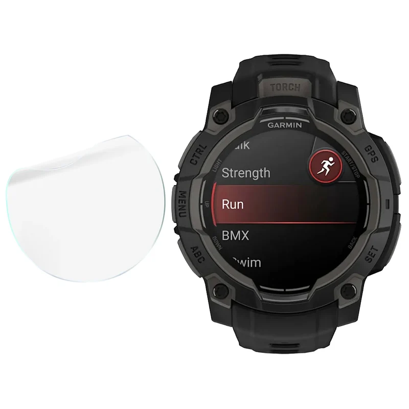 Schutzfolie für den Bildschirm für Garmin Instinct 3 45 mm AMOLED, Bizon Watch HydroFlex, 6 Stück