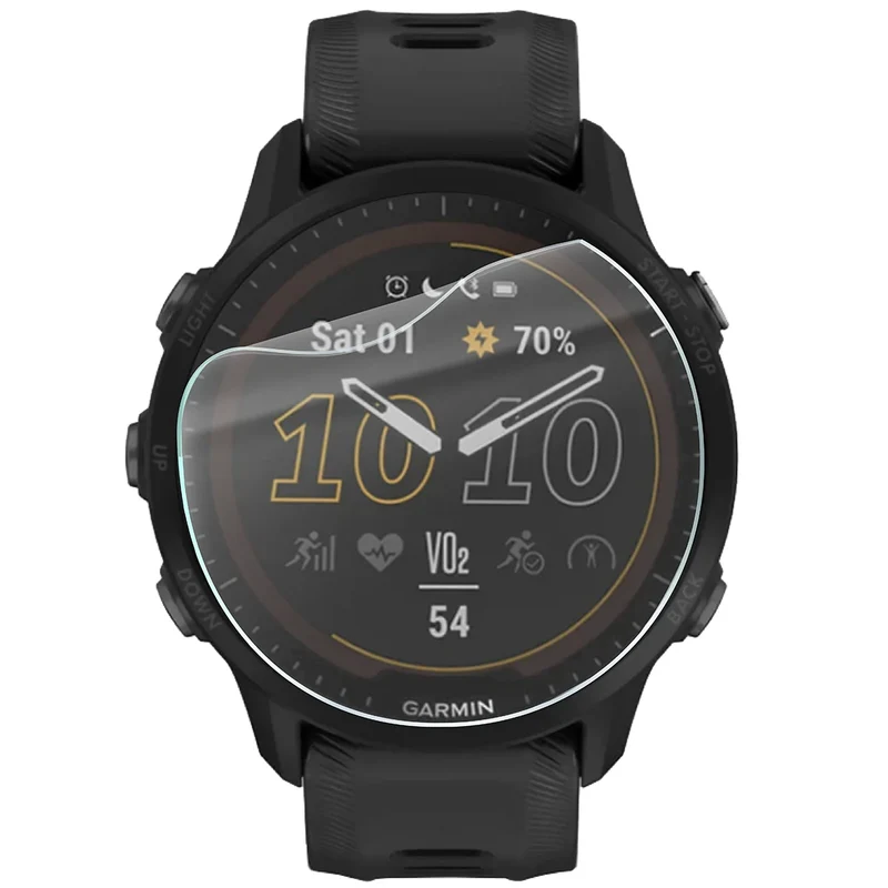 Schutzfolie für den Bildschirm für Garmin Forerunner 955 Solar, Bizon Watch HydroFlex, 6 Stück