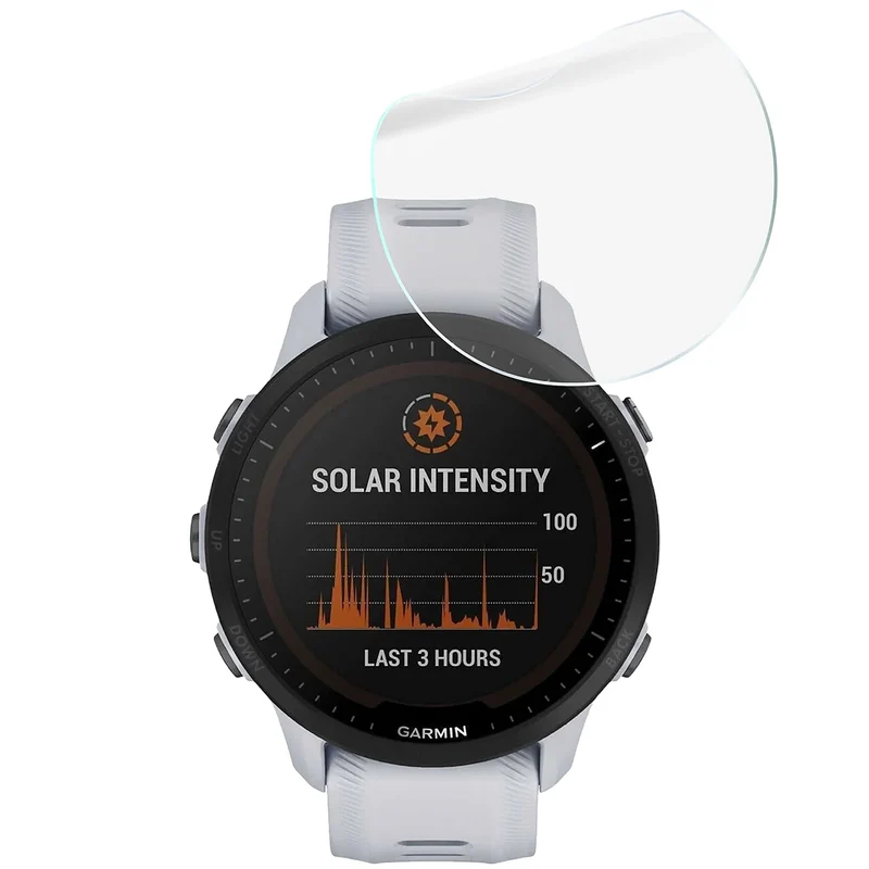 Schutzfolie für den Bildschirm für Garmin Forerunner 955, Bizon Watch HydroFlex, 6 Stück