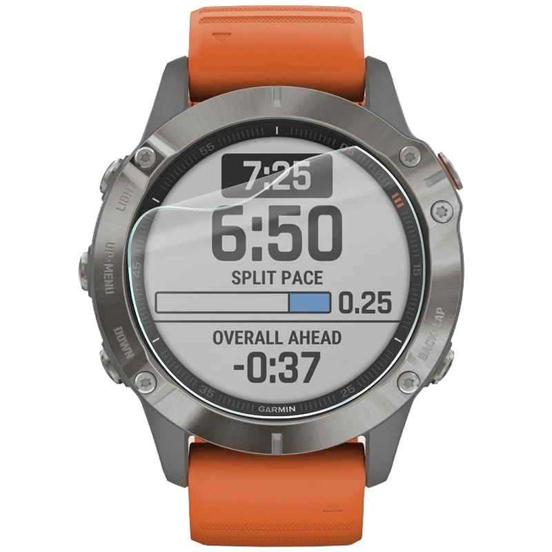 Schutzfolie für den Bildschirm für Garmin Fenix 6 / 6 Pro 47 mm, Bizon Watch HydroFlex, 6 Stück