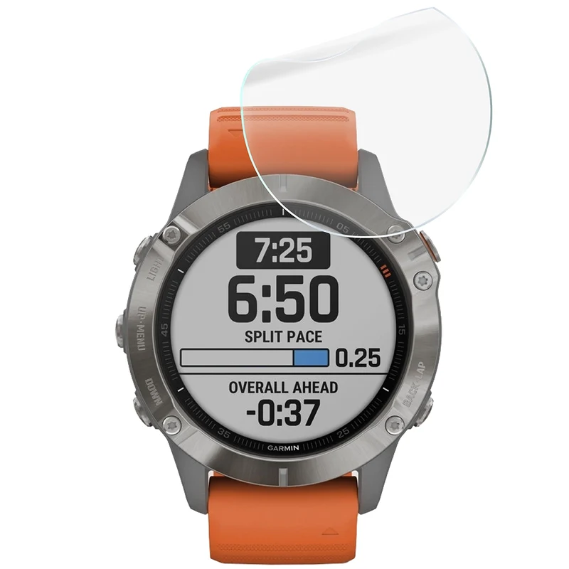 Schutzfolie für den Bildschirm für Garmin Fenix 6 / 6 Pro 47 mm, Bizon Watch HydroFlex, 6 Stück