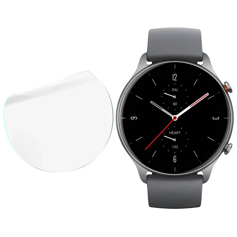 Schutzfolie für den Bildschirm für Amazfit GTR 2E, Bizon Watch HydroFlex, 6 Stück