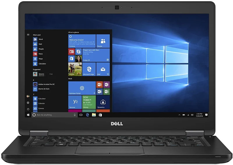 Dell Latitude 5480 Notebook 14"HD | Intel Core i5-6300U 2.4Ghz | 8Gb Ram | SSD 256Gb | Tastiera ITA Windows 10 Pro