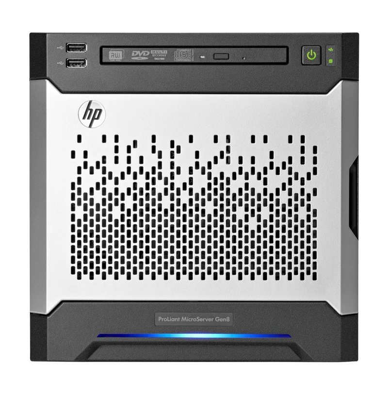 HPE ProLiant Microserver Gen8 | Intel Celeron G1610T | Ram 8Gb ECC | Raid Controller 4 Bay + ODD | 2 Gigabit + iLO | Perfetto per self hosting