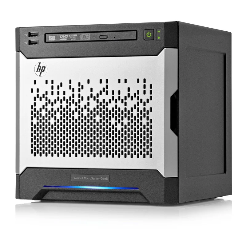 HPE ProLiant Microserver Gen8 | Intel Celeron G1610T | Ram 8Gb ECC | Raid Controller 4 Bay + ODD | 2 Gigabit + iLO | Perfetto per self hosting