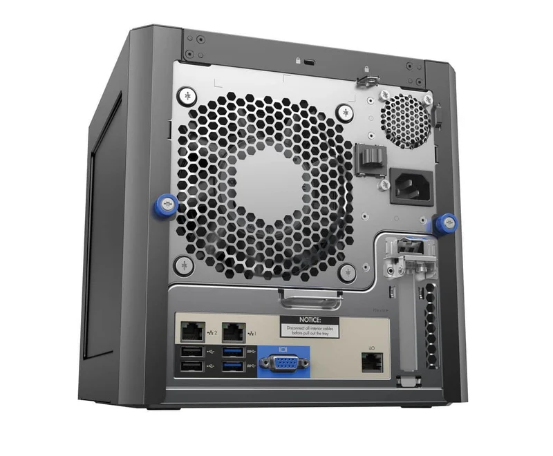HPE ProLiant Microserver Gen8 | Intel Celeron G1610T | Ram 8Gb ECC | Raid Controller 4 Bay + ODD | 2 Gigabit + iLO | Perfetto per self hosting