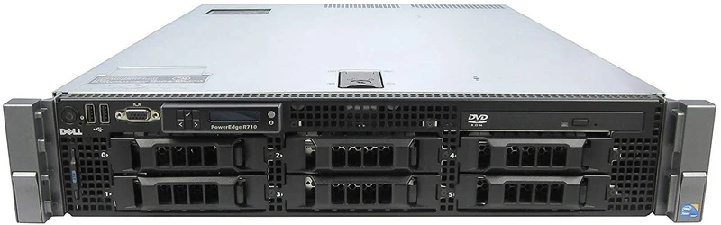 Dell PowerEdge R710 Server Rack 2U | 2 x Intel Xeon 6-core X5670 | Ram 128 gb | Hard Disk 2 x 3Tb | H700 raid CTRL | Windows Server 2019