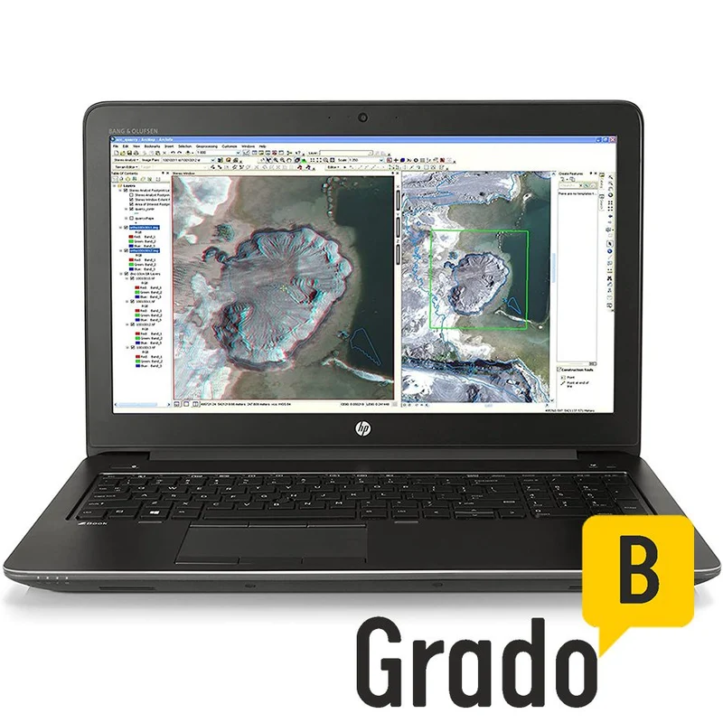 HP ZBook 15 G3 Notebook WorkStation | 15" Pollici FullHD | Intel core i7-6820hq 2.7Ghz | 32Gb Ram | 512Gb SSD | Nvidia Quadro M1000 | Tastiera Italiana Retroilluminata | Windows 10 Pro GRADO B