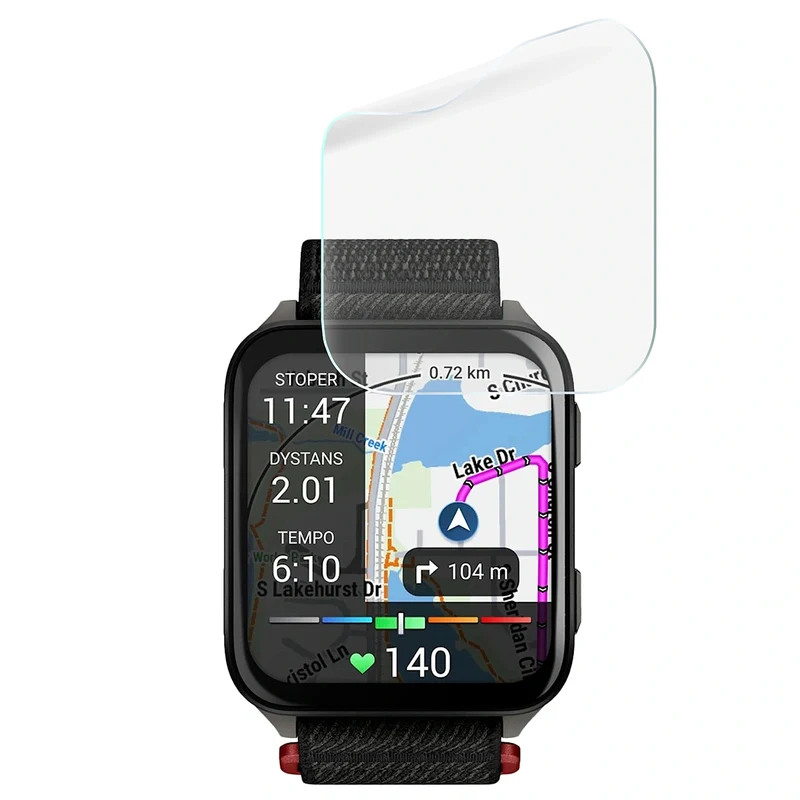 Schutzfolie für den Bildschirm für Garmin Venu X1, Bizon Watch HydroFlex, 6 Stück