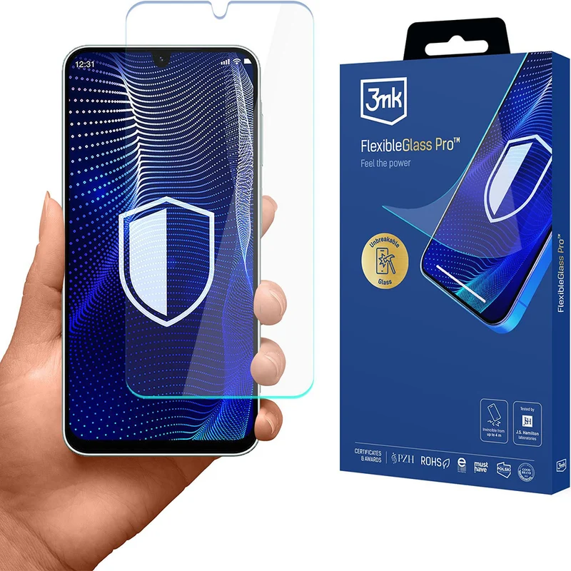 Hybridglas für Galaxy A27 5G, 3mk FlexibleGlass Pro