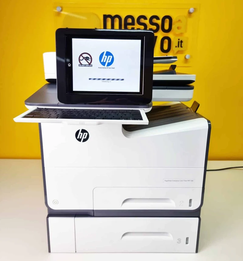 HP PageWide Enterprise Color Flow MFP 586z Multifunzione a getto d'inchiostro A4 2400x1200 DPI 75 ppm Duplex RETE Fax