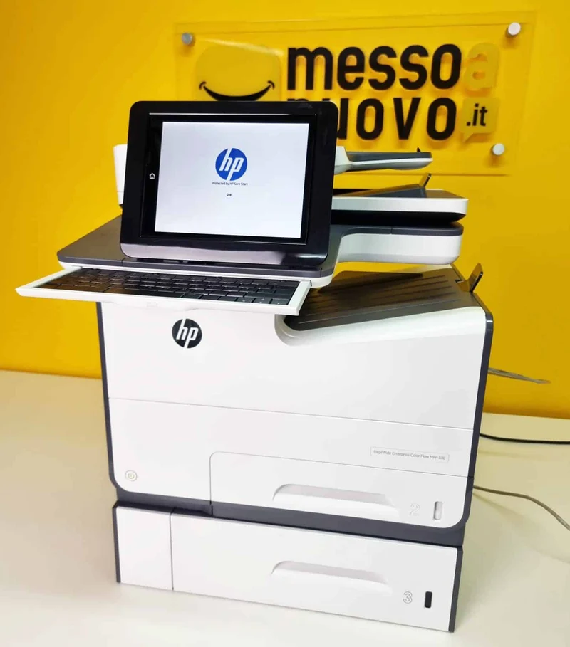 HP PageWide Enterprise Color Flow MFP 586z Multifunzione a getto d'inchiostro A4 2400x1200 DPI 75 ppm Duplex RETE Fax