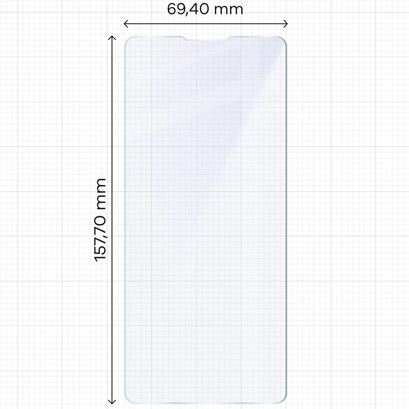 Flexibles Hybridglas für Sony Xperia 1 VIII, Bizon Hybrid Mule Duo, 2 Stück