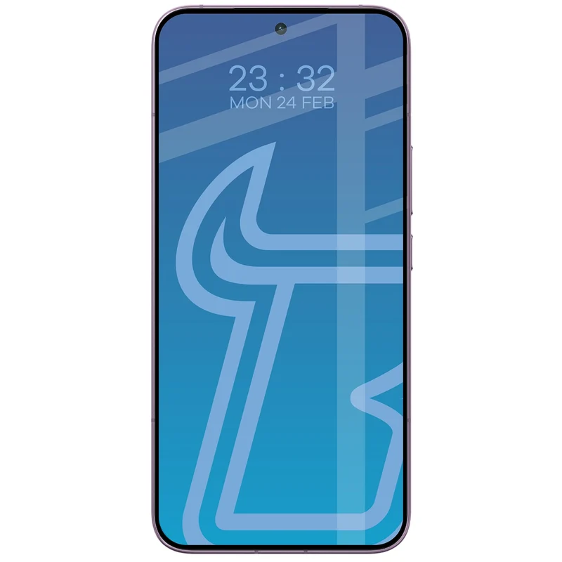 Gehärtetes Glas für Xiaomi 17T Pro, Bizon Glass Edge Duo, Schwarzer Rahmen, 2 Stück