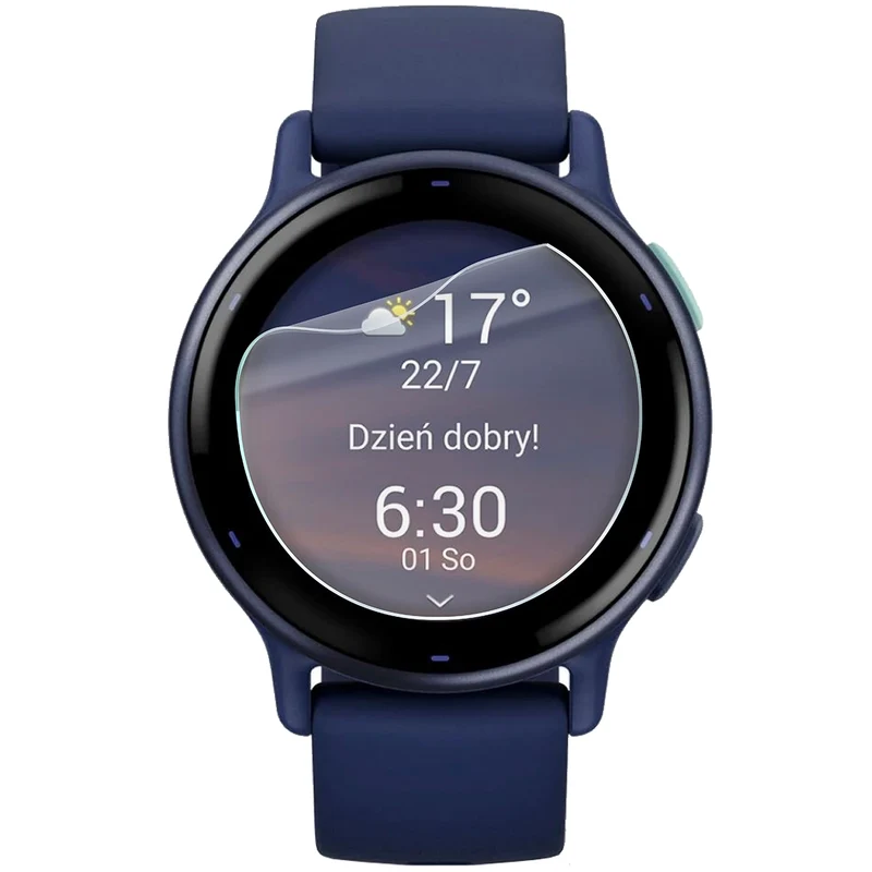Schutzfolie für den Bildschirm für Garmin Vivoactive 5, Bizon Watch HydroFlex, 6 Stück