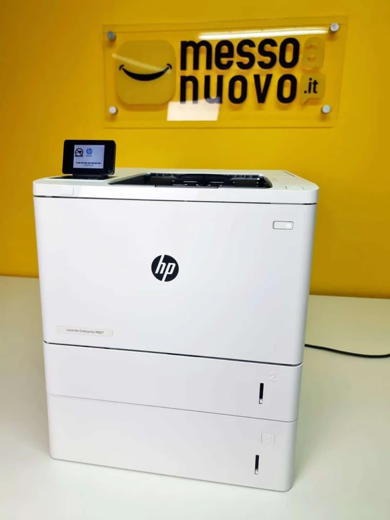 HP LaserJet M607dn Stampante laser A4 monocromatica 52 ppm 1200x1200 DPI Duplex Fronte/Retro Rete