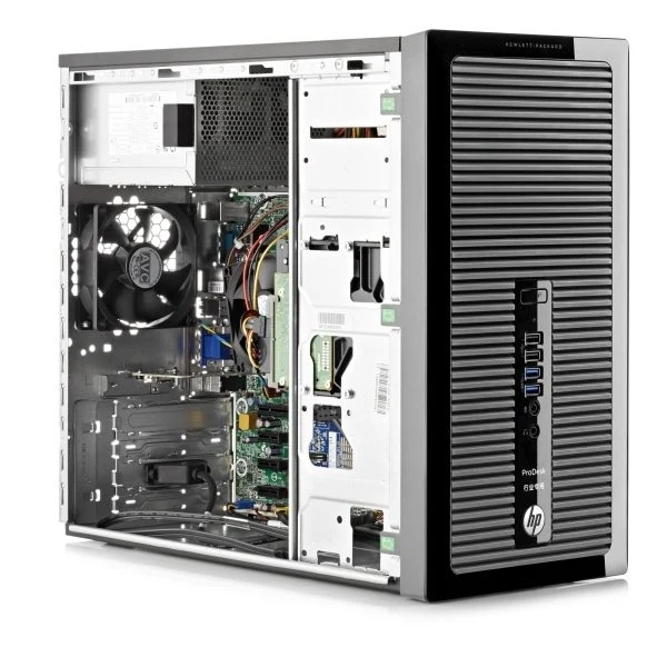 Postazione completa HP ProDesk 405 G2 MT | AMD A8-6410 2.4Ghz | 8Gb Ram | SSD 256Gb | Windows 10 Pro + Monitor 20" HD HP E202 + Kit Mouse e Tastiera + Web Cuffie con microfono + UPS Riello iPLUG IPG 800 IT