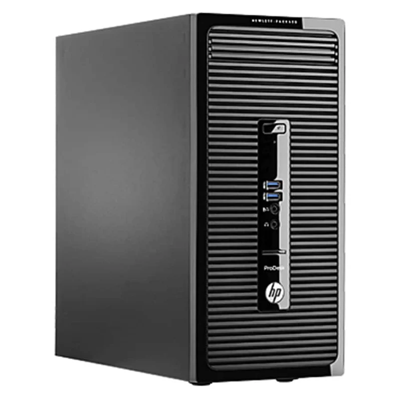 Postazione completa HP ProDesk 405 G2 MT | AMD A8-6410 2.4Ghz | 8Gb Ram | SSD 256Gb | Windows 10 Pro + Monitor 20" HD HP E202 + Kit Mouse e Tastiera + Web Cuffie con microfono + UPS Riello iPLUG IPG 800 IT