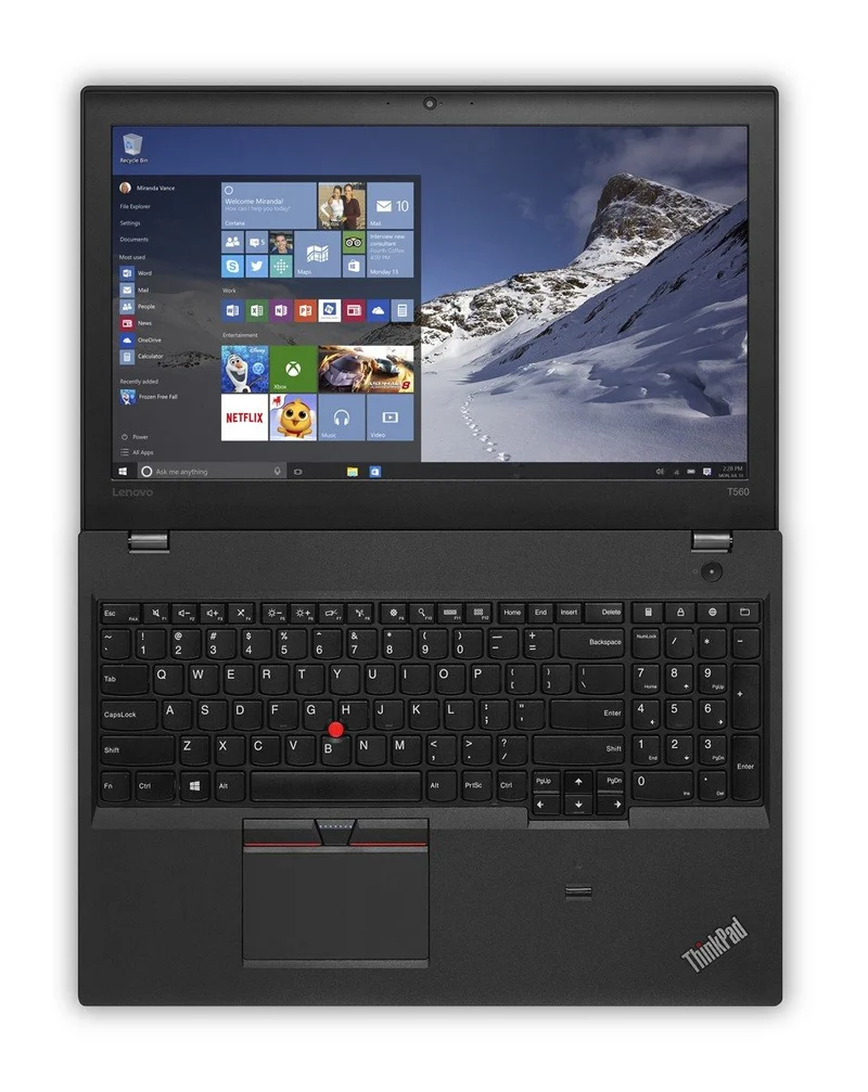 Lenovo Thinkpad T560 Notebook 15.5" FullHD | Intel Core i5-6200U 2.3Ghz | Ram 8Gb | SSD 256Gb | Tastiera ITA | Windows 10 Pro