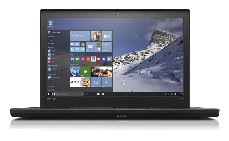 Lenovo Thinkpad T560 Notebook 15.5" FullHD | Intel Core i7-6600U 2.6Ghz | Ram 16Gb | SSD 256Gb | Tastiera ITA | Windows 10 Pro