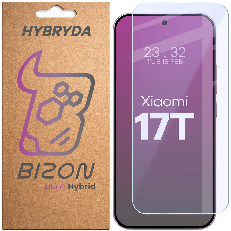 Flexibles Hybridglas für Xiaomi 17T, Bizon Hybrid Mule