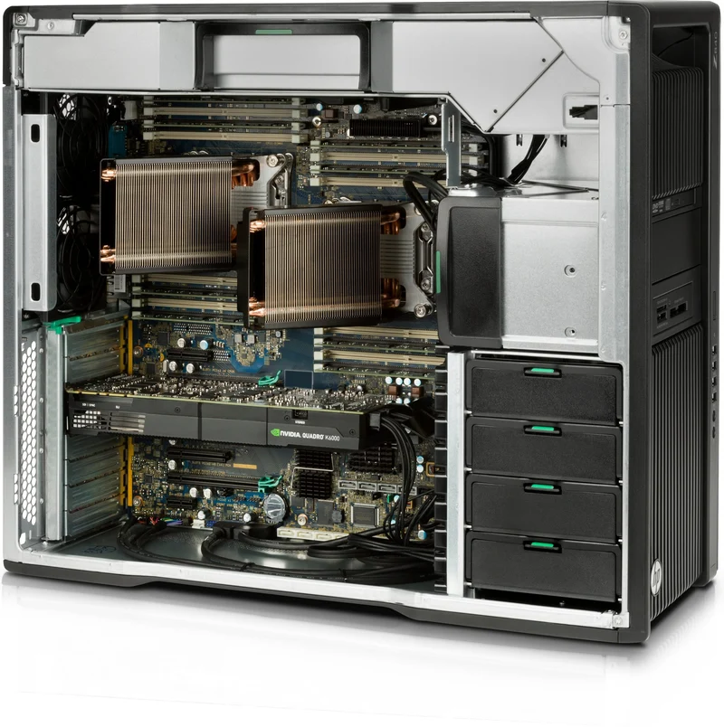 HP Z840 Workstation Intel 2 cpu Xeon deca core E5-2640 V3 2.6Ghz | Ram 64Gb | SSD 1 tera | 8 TERA SATA | SCHEDA VIDEO QUADRO M5000 Windows 11 Pro