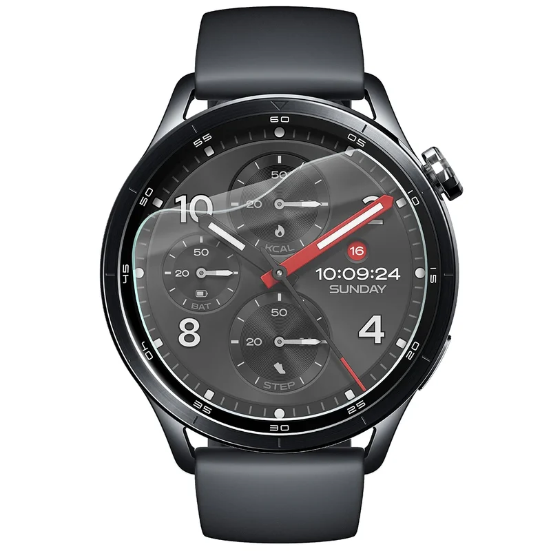 Hydrogel Folie für den Bildschirm für Xiaomi Watch S5, Bizon Watch Film Hydrogel Duo, 2 Stück