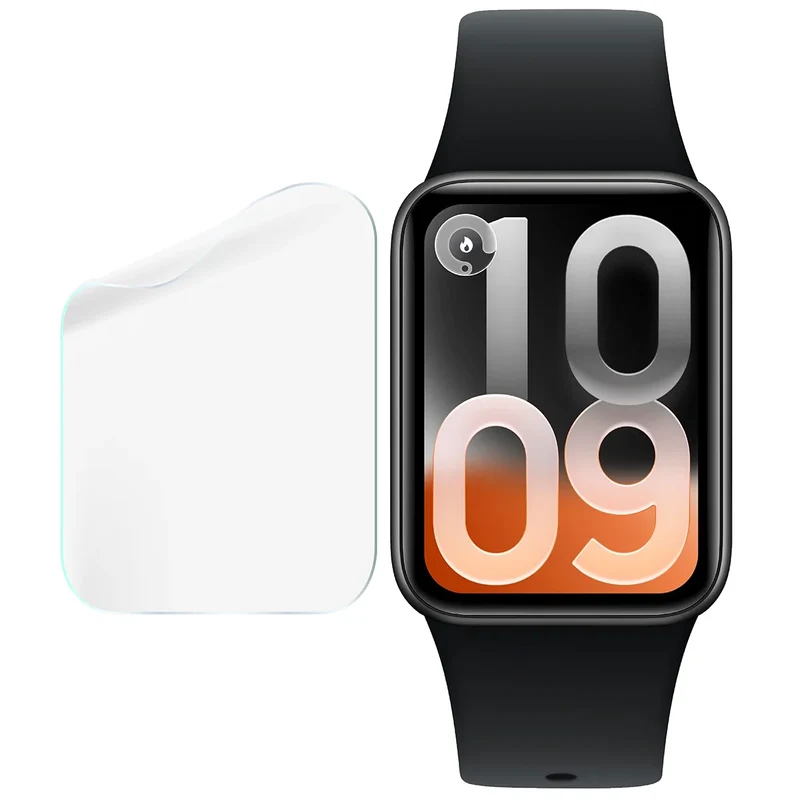 Hydrogel Folie für den Bildschirm für Xiaomi Smart Band 10 Pro, Bizon Watch Film Hydrogel Duo, 2 Stück