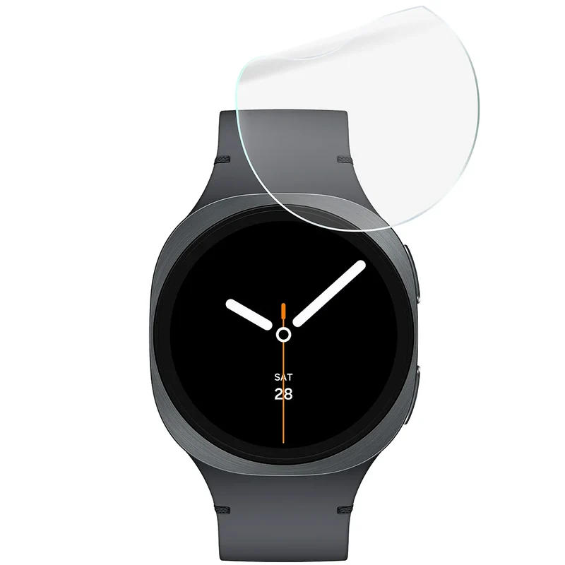Schutzfolie für den Bildschirm für Galaxy Watch 8 / 7 / 6 44 mm, Bizon Watch HydroFlex, 6 Stück