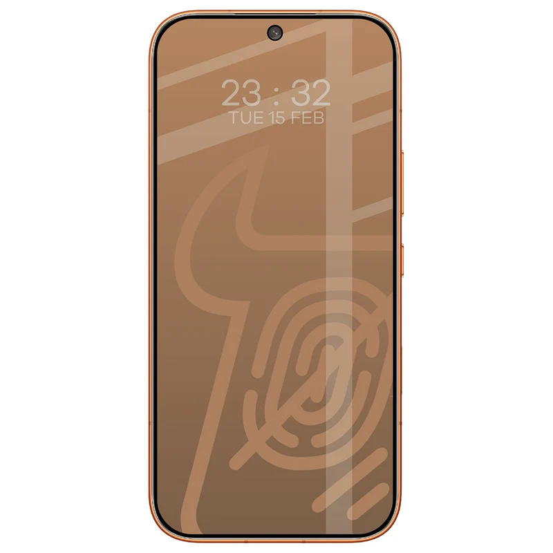Mattes Hartglas für Honor 600 5G / 600 Pro 5G, Bizon Glass Matte Duo, Schwarzer Rahmen, 2 Stück