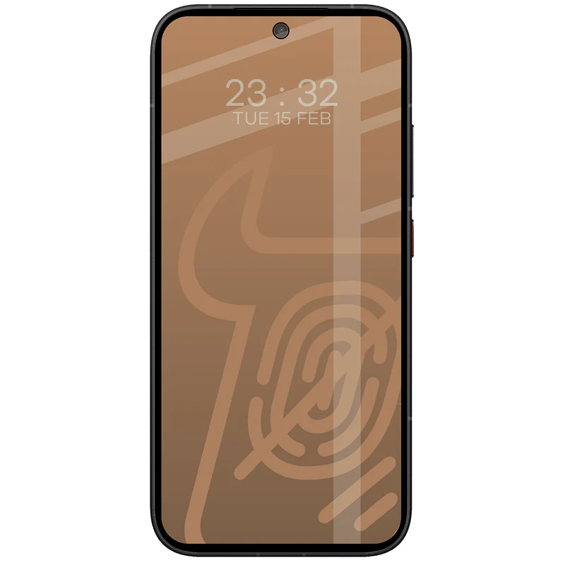 Mattes Hartglas für Xiaomi POCO X8 Pro, Bizon Glass Matte, Schwarzer Rahmen
