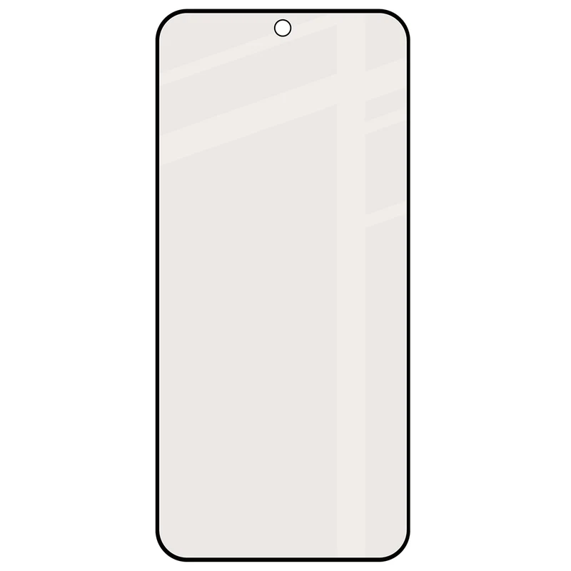 Mattes Hartglas für Xiaomi POCO X8 Pro, Bizon Glass Matte, Schwarzer Rahmen