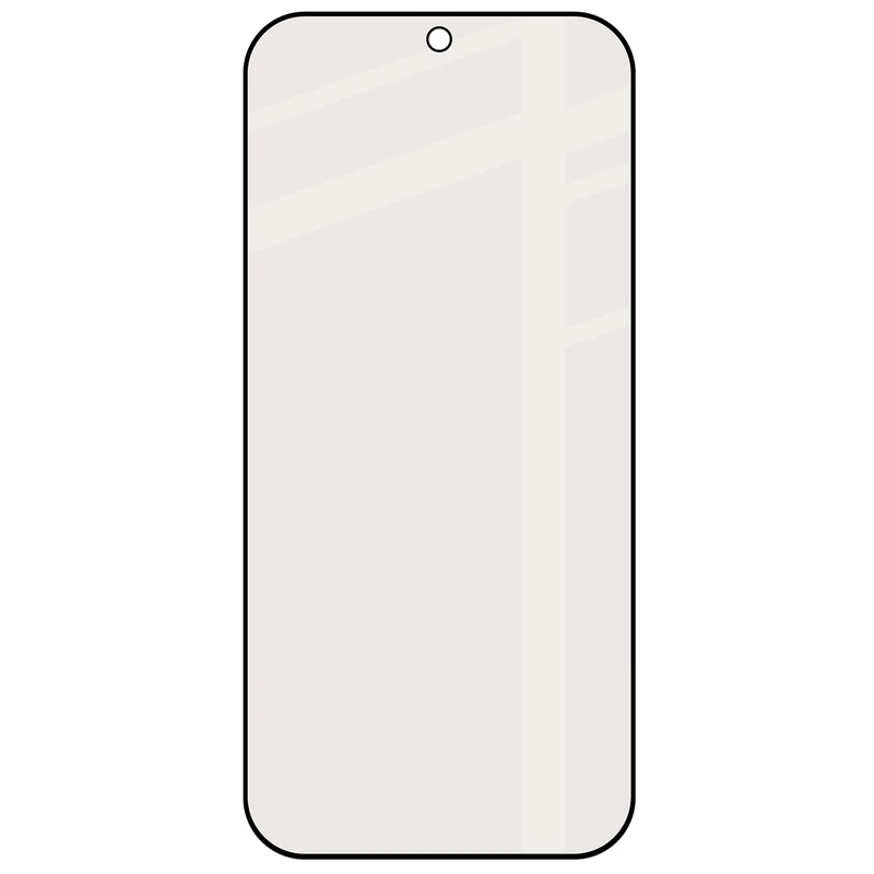 Mattes Hartglas für Honor 600 5G / 600 Pro 5G, Bizon Glass Matte, Schwarzer Rahmen
