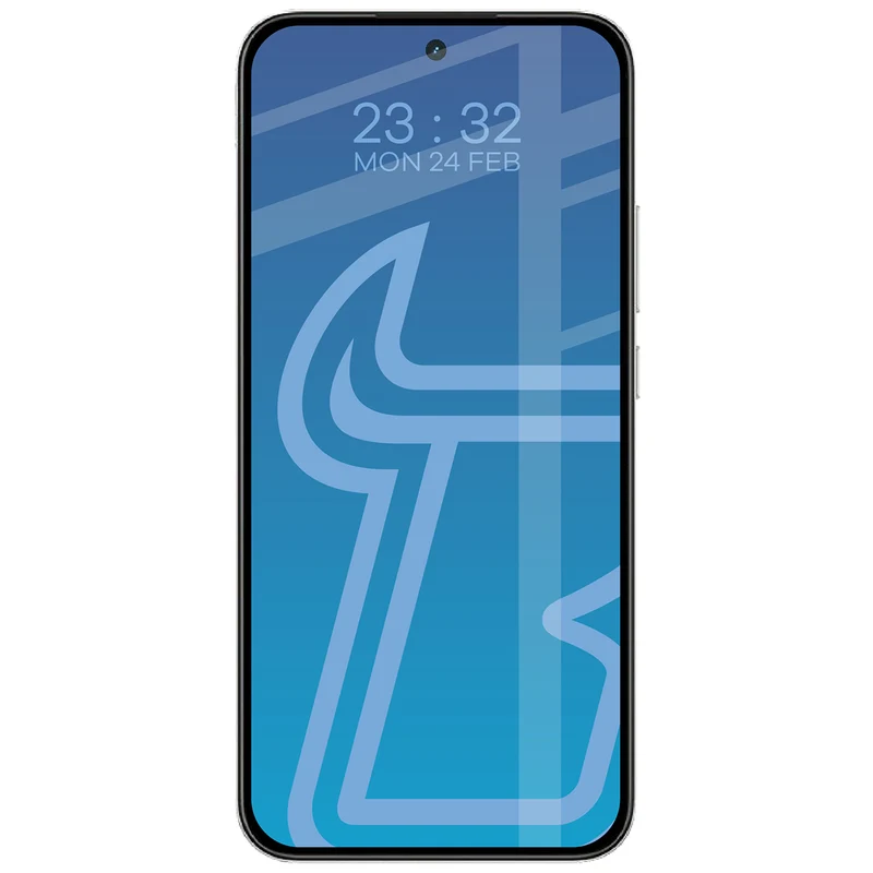 Gehärtetes Glas für Realme 16 5G, Bizon Glass Edge Duo, Schwarzer Rahmen, 2 Stück