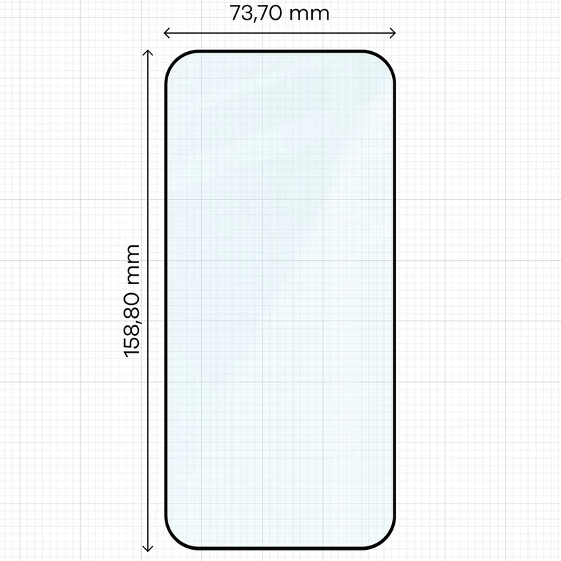 Gehärtetes Glas für Motorola Moto G67 5G / G77 5G / G87 5G, Bizon Glass Edge Duo, Schwarzer Rahmen, 2 Stück