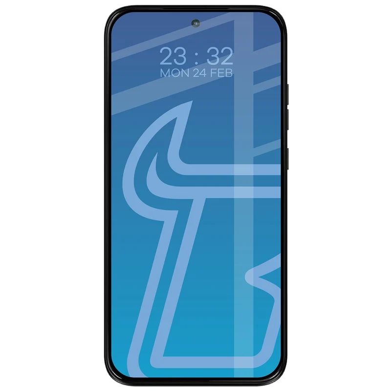 Gehärtetes Glas für Motorola Moto G67 5G / G77 5G / G87 5G, Bizon Glass Edge Duo, Schwarzer Rahmen, 2 Stück