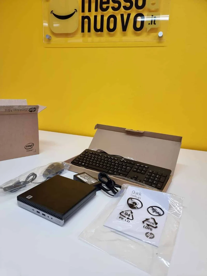HP ProDesk 600 G4 mini PC | Intel Core i7-8700T 2.4Ghz | SSD 256GB m2 | Display Port Windows 11