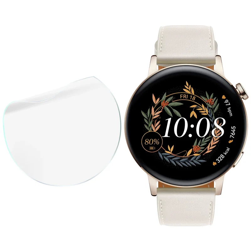 Schutzfolie für den Bildschirm für Huawei Watch GT 3 42 mm, Bizon Watch HydroFlex, 6 Stück