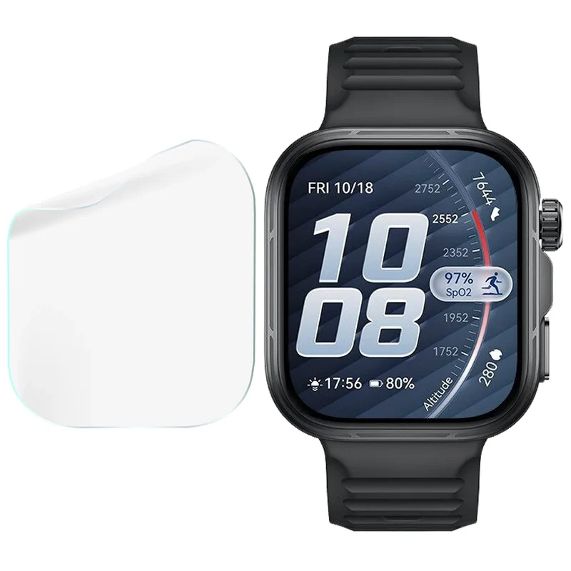 Schutzfolie für den Bildschirm für Huawei Watch Fit 5 Pro, Bizon Watch HydroFlex, 6 Stück
