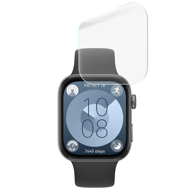 Schutzfolie für den Bildschirm für Huawei Watch Fit 3, Bizon Watch HydroFlex, 6 Stück