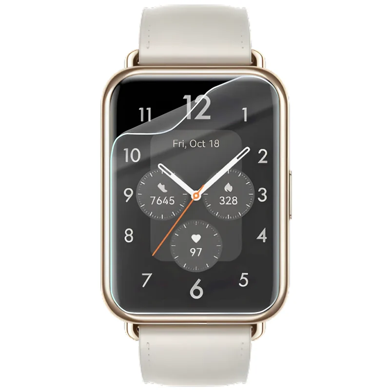 Schutzfolie für den Bildschirm für Huawei Watch Fit 2, Bizon Watch HydroFlex, 6 Stück